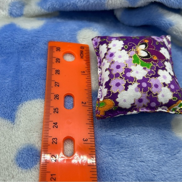 Floral Purple Miniature Pillows - Picture 4 of 4